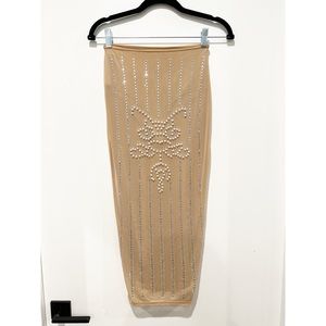 NAAZ collection beaded pencil skirt